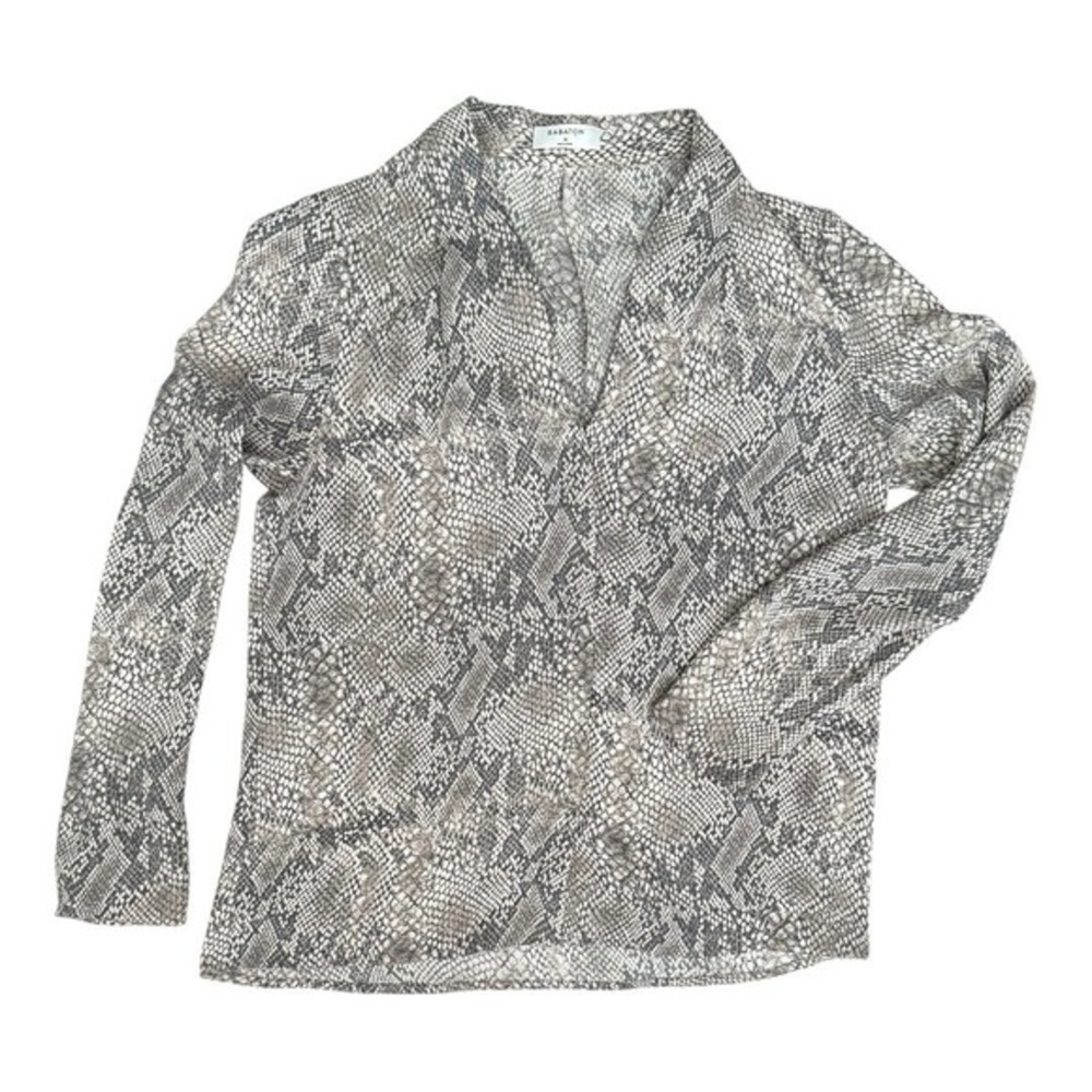 Aritzia Babaton‎ akira blouse snake print